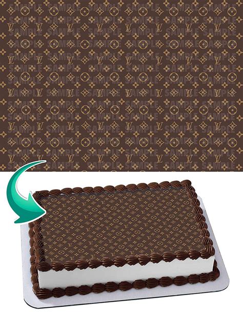 louis vuitton cake topper|louis vuitton edible icing sheets.